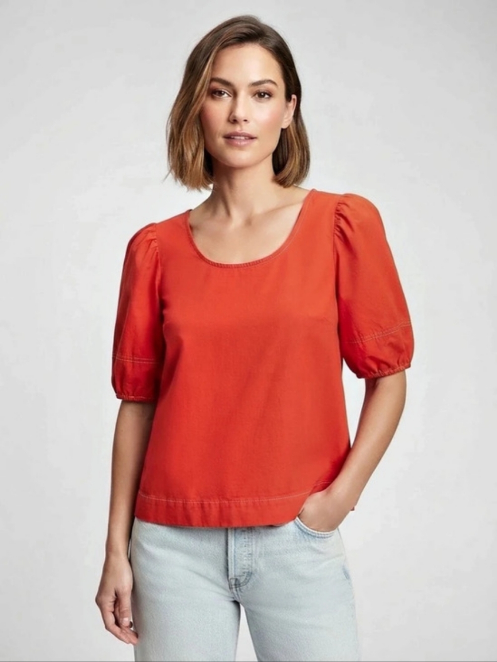 LOFT - Puff Sleeve Blouse